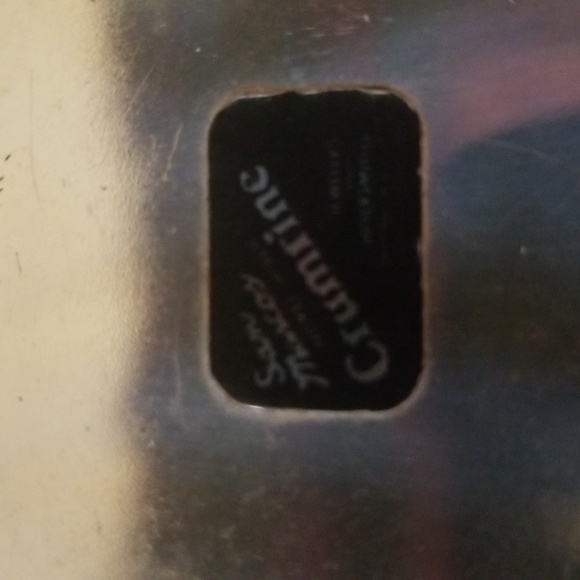 CRUMRINE VINTAGE BELT BUCKLE. San Marco's Nickel Silver. EUC 2.75" x 3.75" - Picture 3 of 5